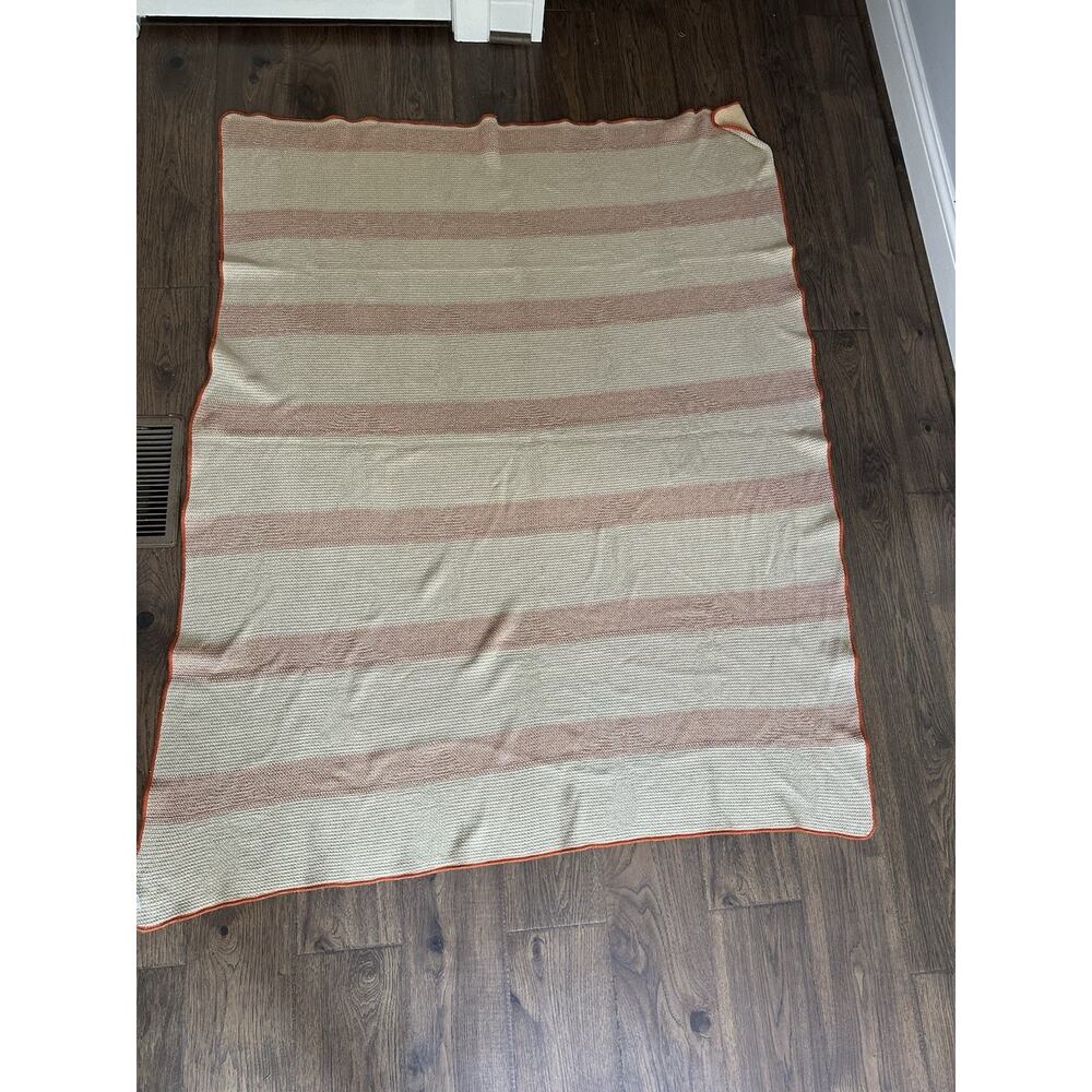 Vintage Valley Cruise Press Mushroom Nature Cottage Throw Blanket Made In USA - Picture 6 of 8